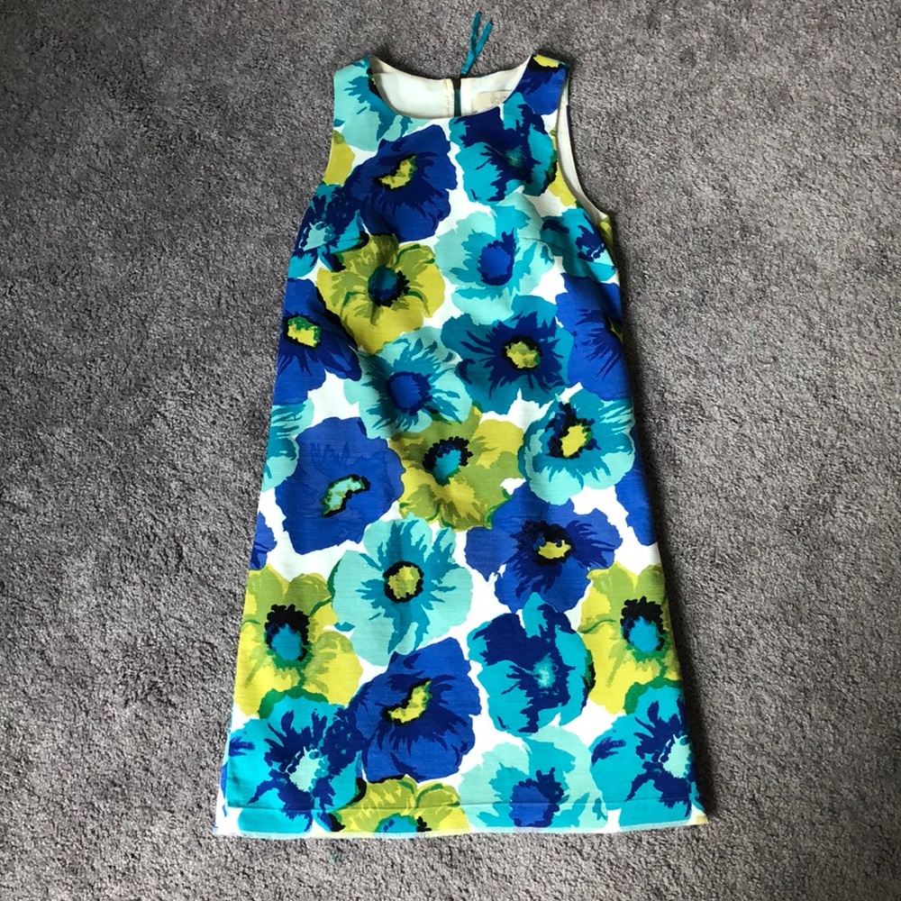 Loft Blue Floral Shift Dress